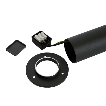 Светильник садово-парковый Feron DH1105, 15W, GU10,230V, черный (столб) - фото