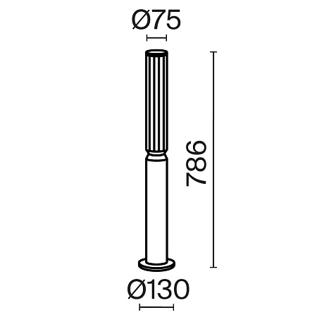 Ландшафтный светильник Outdoor Lit O593FL-L12GF3K - фото