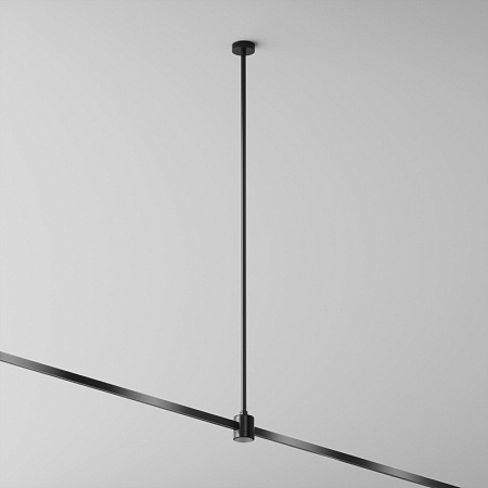 Крепление потолочное Long 760мм с прямым коннектором питания Flarity черный - фото