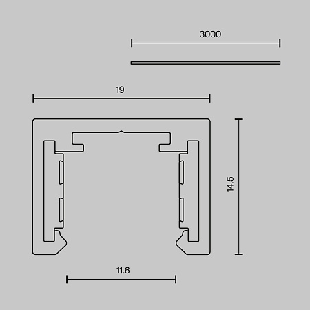 Шинопровод Technical TRX239-413B - фото