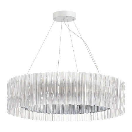 Светильник подвесной ST-Luce Хром/Прозрачный LED 1*87W 3000K SL6012.113.01 - фото