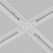 Коннектор Х-образный Unity встраиваемый белый - фото