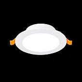 Св-к встр. Белый LED 1*8W 3000K 640Lm Ra80 110° IP20 D120xH30 220-240V ST210.538.08