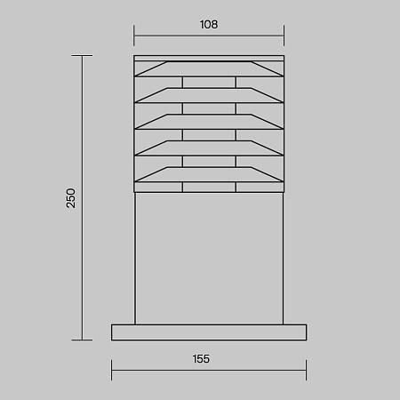 Ландшафтный светильник Outdoor Bronx O576FL-01GR - фото