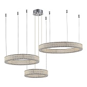 Люстра подвесная ST-Luce Хром/Хром LED 3*95W 3000K SL6008.113.03