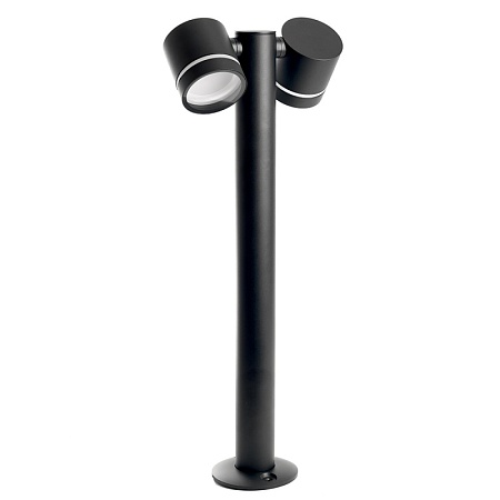 Светильник садово-парковый Feron DH1006, столб,  2*GX53 230V, черный - фото