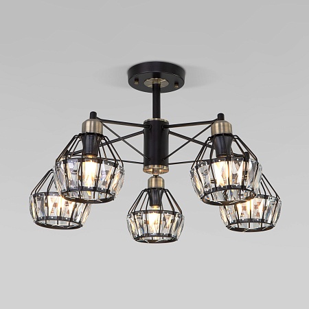 Потолочный светильник Eurosvet 70075/5 черный - фото