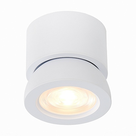 Светильник потолочный Белый LED 1*10W 3000K 850Lm Ra>90 38° IP20 D95xH96 180-240V ST654.532.10 - фото