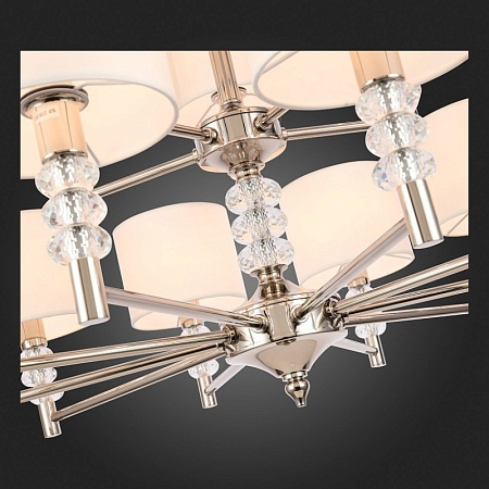 Люстра подвесная ST-Luce Никель/Белый E14 15*40W SL1751.103.15 - фото