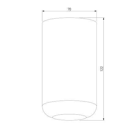 Светильник потолочный светодиодный 10W 4000K белый 25044/LED Elektrostandard - фото