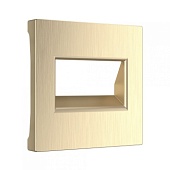 Накладка для двойной розетки Еthernet RJ-45 шампань рифленый WL10-RJ45+RJ45-CP