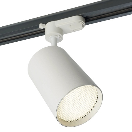 Светодиодный светильник Feron AL128 трековый однофазный на шинопровод 18W 4000K 35 градусов белый - фото