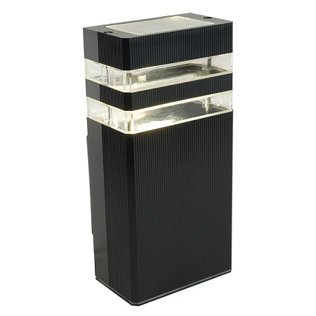 Светильник садово-парковый Feron.ONE DH0806-P, на стену вверх,  GU10 220-240V, черный пластик - фото