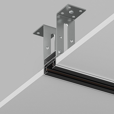TR3020-AL Закладной профиль для встраиваемого монтажа однофазного трека 2м - фото