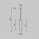 Подвесной светильник Technical Lipari P044PL-01-40GU10-W - фото