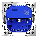 Розетка встраиваемая VOLTUM S70 с заземлением и защитными шторками, 16А, с USB, A+С, (графит)