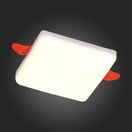 Св-к встр. Белый LED 1*16W 3000K 1 380Lm Ra80 120° IP20 L123xW123xH20 85-265V ST700.038.16 - фото