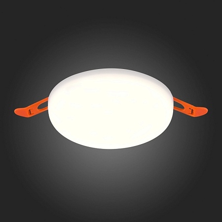 Св-к встр. Белый LED 1*16W 3000K 1 380Lm Ra80 180° IP44 D120xH20 85-265V ST700.538.16 - фото