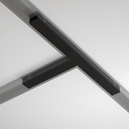 Т- образный коннектор питания Basity, черный  - фото