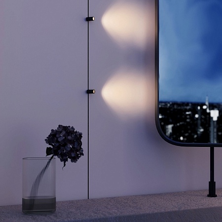 Mini Magnetic Трековый поворотный светильник 3W 3000K черный 85200/01 - фото
