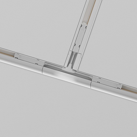 Коннектор питания Т-образный Gravity белый - фото