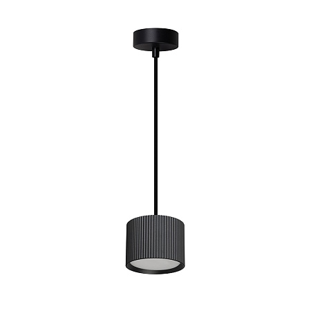 Светильник потолочный Feron Barrel HL4588 ARIA  levitation 12W, 230V, GX53, черный, на подвесе 1,7 м - фото