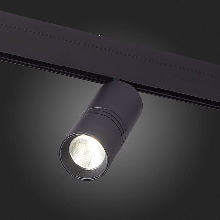 Магнитный трековый светильник Черный LED 1*18W 3000K 1 530Lm Ra>90 36° IP20 L-xW60xH148 ST365.436.18 - фото