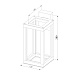 Уличный настенный светодиодный светильник Frame 3000K чёрный 1527 TECHNO LED черный Elektrostandard - фото
