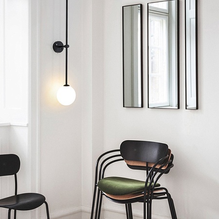 Настенный Светильник Lines Ball 200 Black Imperiumloft 178056-26 - фото