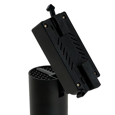 Светодиодный светильник Feron AL137 трековый однофазный на шинопровод 20W 4000K черный, изменяемый угол освещения 15-60град - фото