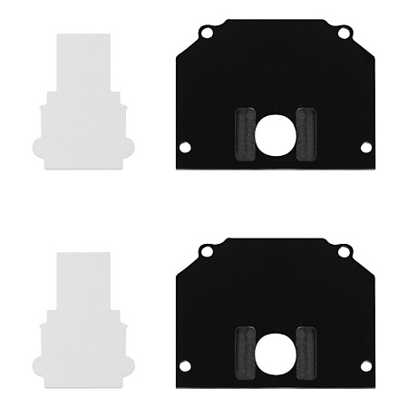 Торцевая заглушка (внешняя 2шт) ST-Luce Черный ST1047.489.02 - фото