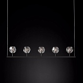 Люстра Boule De Cristal Linear Chandelier 5 Black Imperiumloft 84808-22