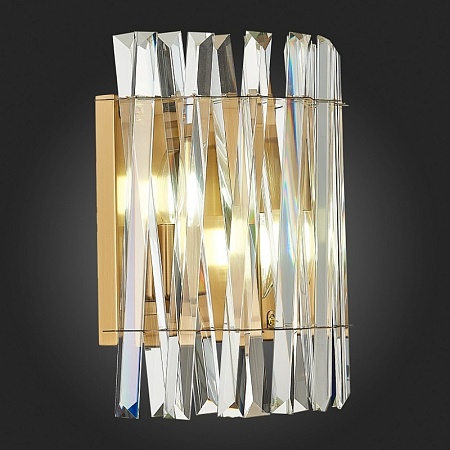 Бра ST-Luce Латунь/Прозрачный E14 2*40W SL1170.301.02 - фото