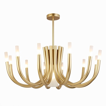 Люстра потолочная ST-Luce Золотистый/Белый G4/E27 12+1*5+60W SL1173.202.13 - фото