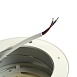 Светильник потолочный Feron HL372 LUNA 25W, 230V, GX70, белый - фото