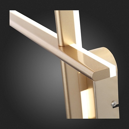 Светильник настенный ST-Luce Матовое золото/Белый LED 2*10W 4000K SL394.201.02 - фото