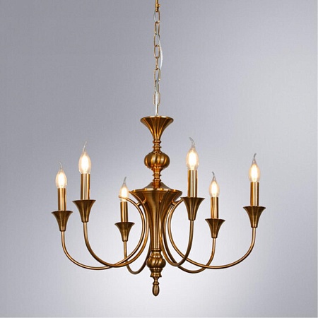 Подвесная люстра ARTE LAMP A4094LM-6PB - фото