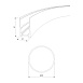 Slim Magnetic Накладной радиусный шинопровод черный ⌀ 800мм 85160/00 Elektrostandard - фото