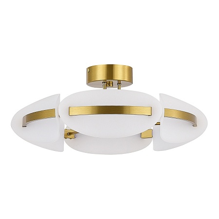 Светильник потолочный ST-Luce латунь/белый LED 1*45W 3000K SL1304.302.45 - фото