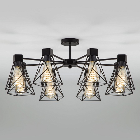 Потолочный светильник Eurosvet 70107/8 черный - фото