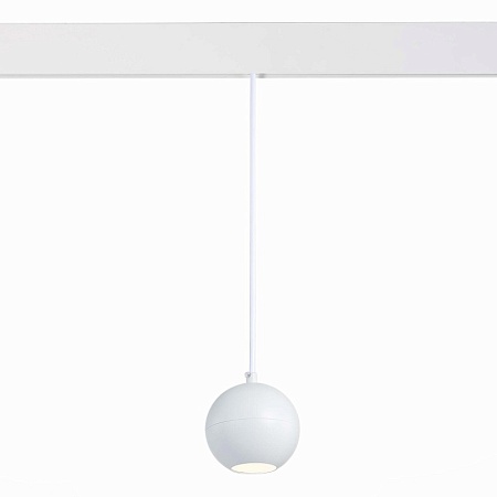 Магнитный трековый светильник подвесной Белый LED 1*12W 4000K 750Lm Ra>80 36° IP20 D100 ST354.543.12 - фото