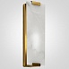 Бра Marble Rectangle Wall Lamp Brass Imperiumloft 155095-22 - фото