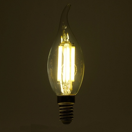 Лампа светодиодная Feron.PRO LB-1218 Свеча на ветру E14 1300LM 8W 175-265V 4000K - фото