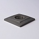 Рамка на 1 пост (серо-коричневый, basic) W0012007 - фото