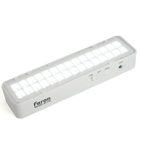 Светильник аккумуляторный Feron.One, 30LED DC, белый, EL130 - фото