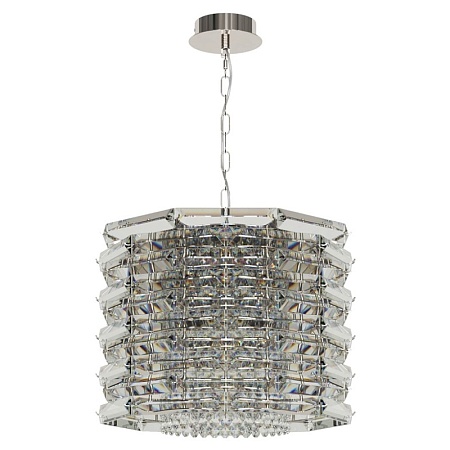 Светильник подвесной ST-Luce никель/прозрачный E14 8*40W SL6137.103.08 - фото