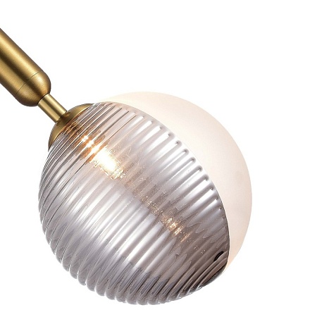 Подвес Матовое золото/Белый, Дымчатый G9 LED 1*5W SLE1096-203-01 - фото