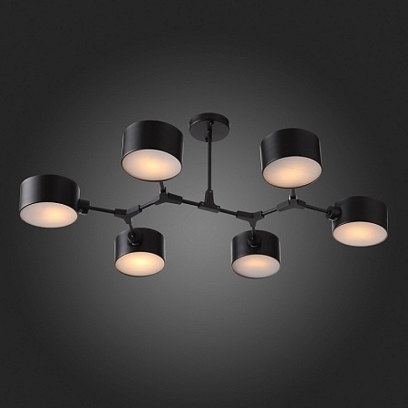 Светильник потолочный Черный/Черный E14 6*60W SLE183402-06 - фото