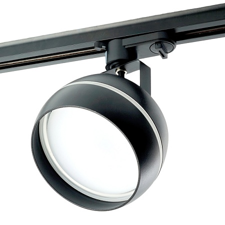 Светильник Feron AL168 трековый однофазный на шинопровод под лампу GX70, черный - фото
