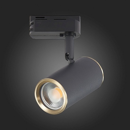 Св-к трек. Черный GU10 1*50W L104xW54xH111 220V Без ламп ST301.436.01 - фото